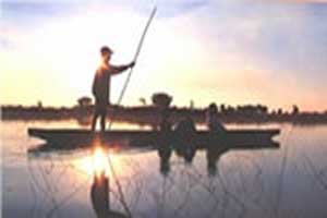 game reserve, safari lodge, Okavango Delta, Botswana